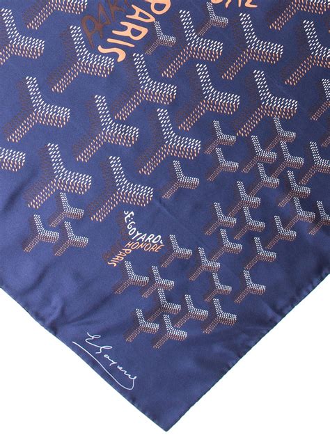 goyard silk scarf price|Goyard scarf.